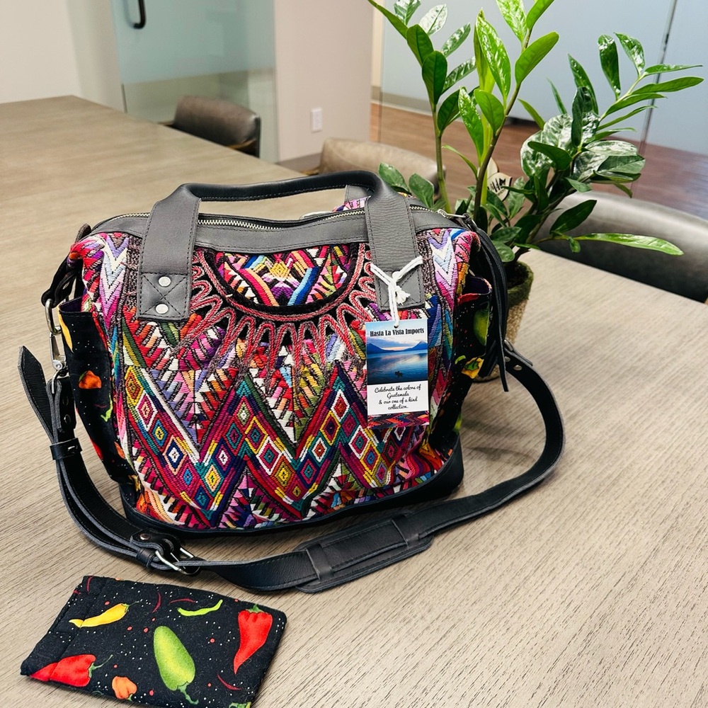 Guatemalan Huipil ConvertibleDay Bag